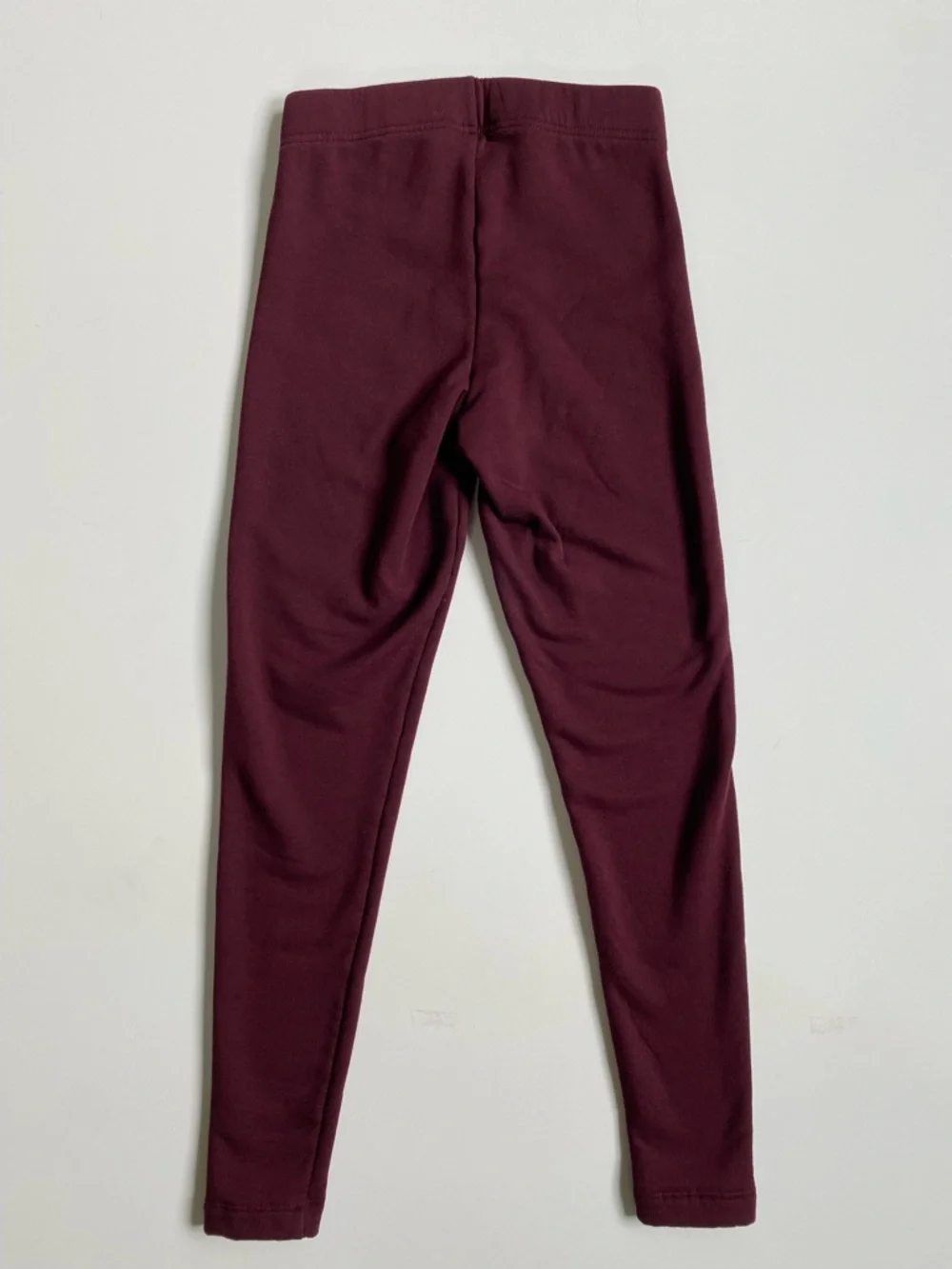 Old Navy Burgundy Maroon Fleece Lined Stretch Leggings XS